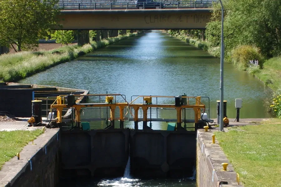 Le canal du Rhône au Rhin à Illkirch-Graffenstaden